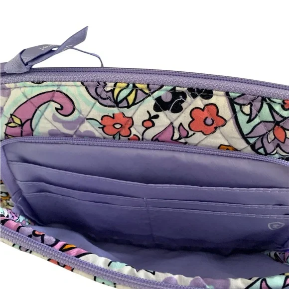 Vera Bradley Quilted Floral Shoulder / Crossbody Bag - Picture 4 of 7